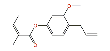 4-Allyl-3-methoxyphenyl (Z)-2-methyl-2-butenoate